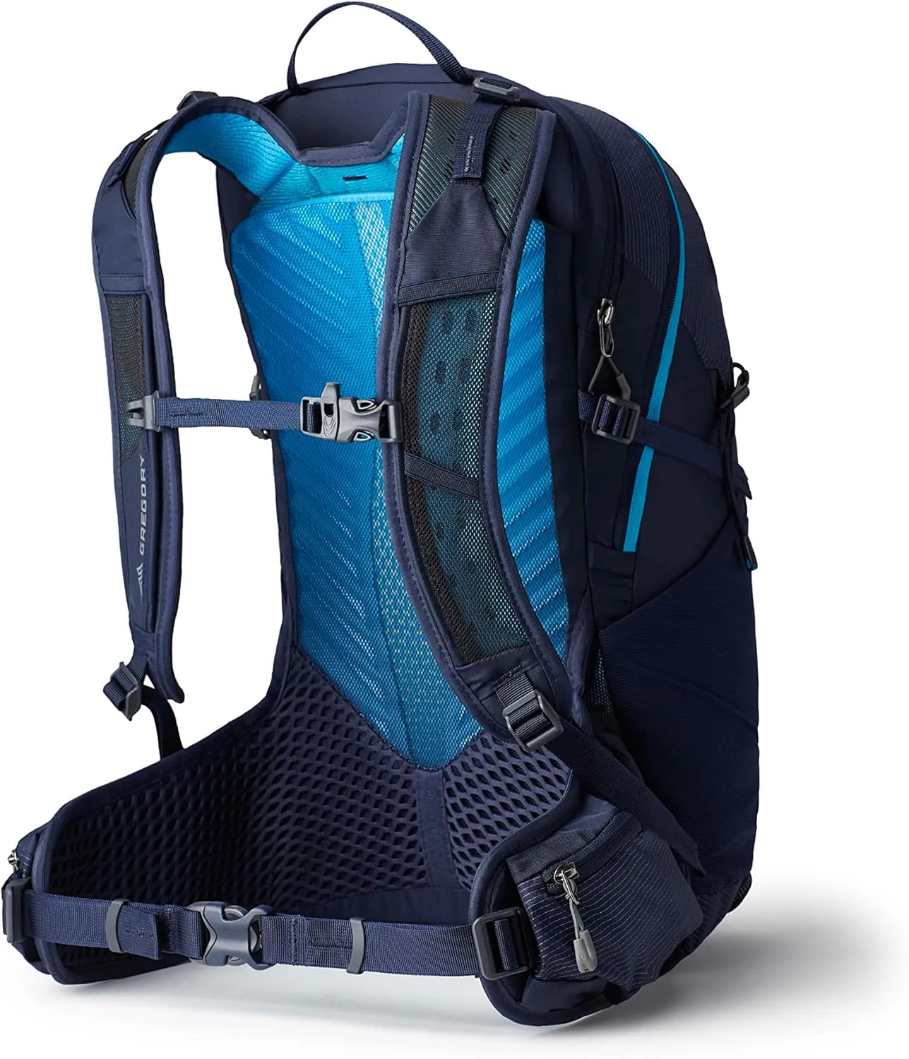 Gregory Maya 20L Women's Day Hiking Backpack, Ventilated Backpanel, Built-In Hydration Attachment for Water Bladder (Reservoir Not Included), One Size Fits All, Storm Blue