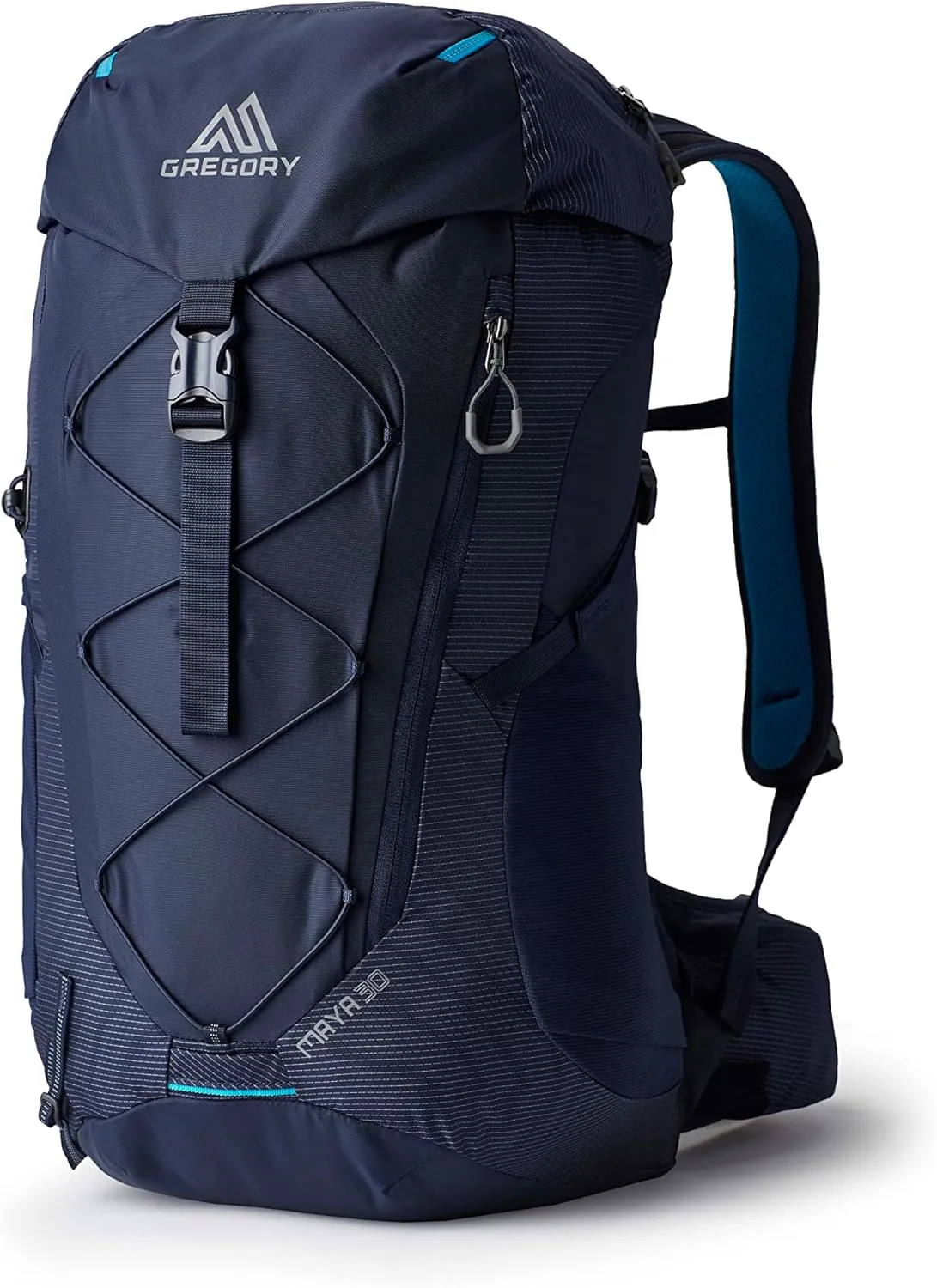 Gregory Maya 30L Women's Day Hiking Backpack, Ventilated Backpanel, Built-In Hydration Attachment for Water Bladder (Reservoir Not Included), One Size Fits All, Storm Blue
