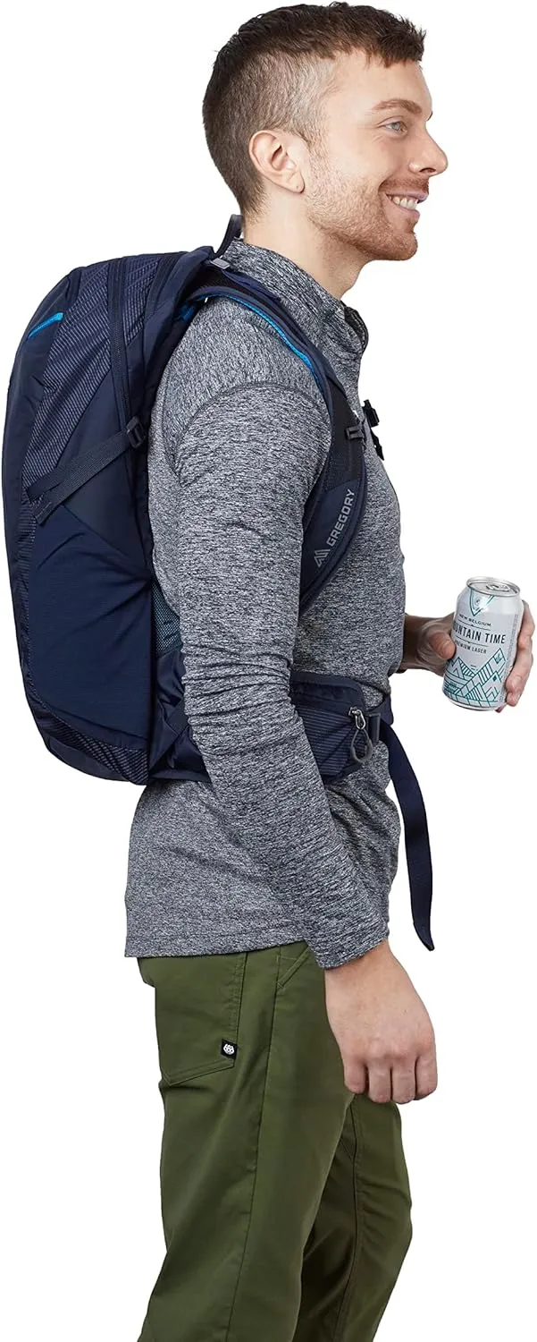 Gregory Miko 15L Unisex Day Hiking Backpack, Ventilated Backpanel, Built-In Hydration Attachment for Water Bladder (Reservoir Not Included), One Size Fits All, Sumac Red