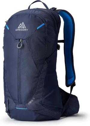 Gregory Miko 15L Unisex Day Hiking Backpack, Ventilated Backpanel, Built-In Hydration Attachment for Water Bladder (Reservoir Not Included), One Size Fits All, Volt Blue