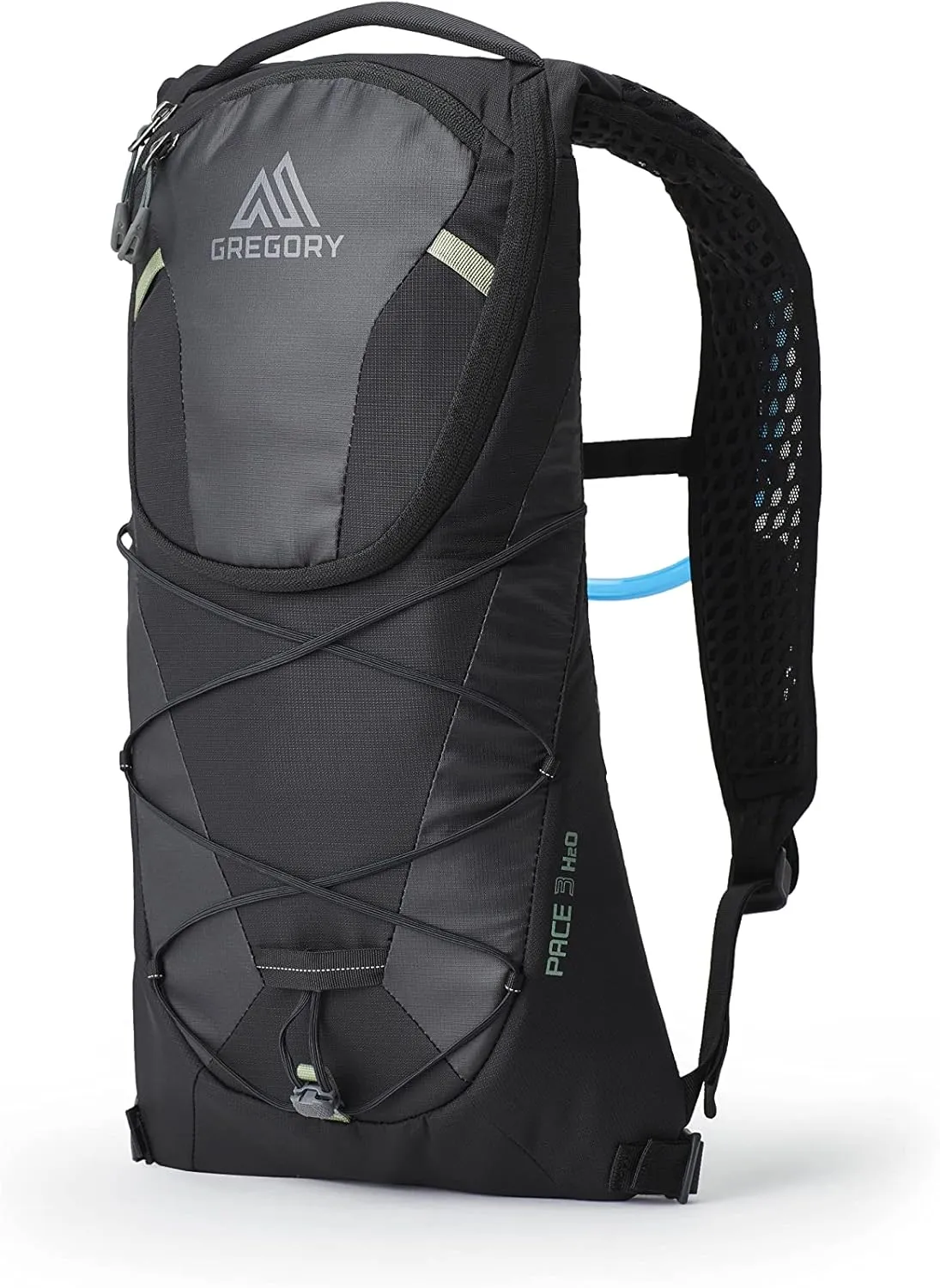 Gregory Pace 3L H2O Women's Day Hiking/Backpacking Hydration/Mountain Biking Backpack, Insulated Reservoir Sleeve, 2L Water Bladder Included, One Size Fits All, Black Ice