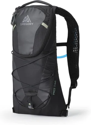 Gregory Pace 3L H2O Women's Day Hiking/Backpacking Hydration/Mountain Biking Backpack, Insulated Reservoir Sleeve, 2L Water Bladder Included, One Size Fits All, Black Ice