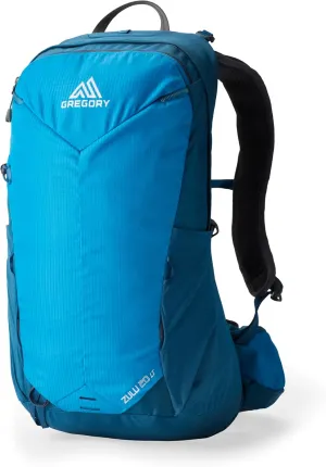 Gregory Zulu 20L Lt Unisex Hiking/Backpacking Pack, Freefloat Hipbelt, Internal Hydration Sleeve For Water Bladder, (Reservoir Not Included), One Size Fits All, Horizon Blue