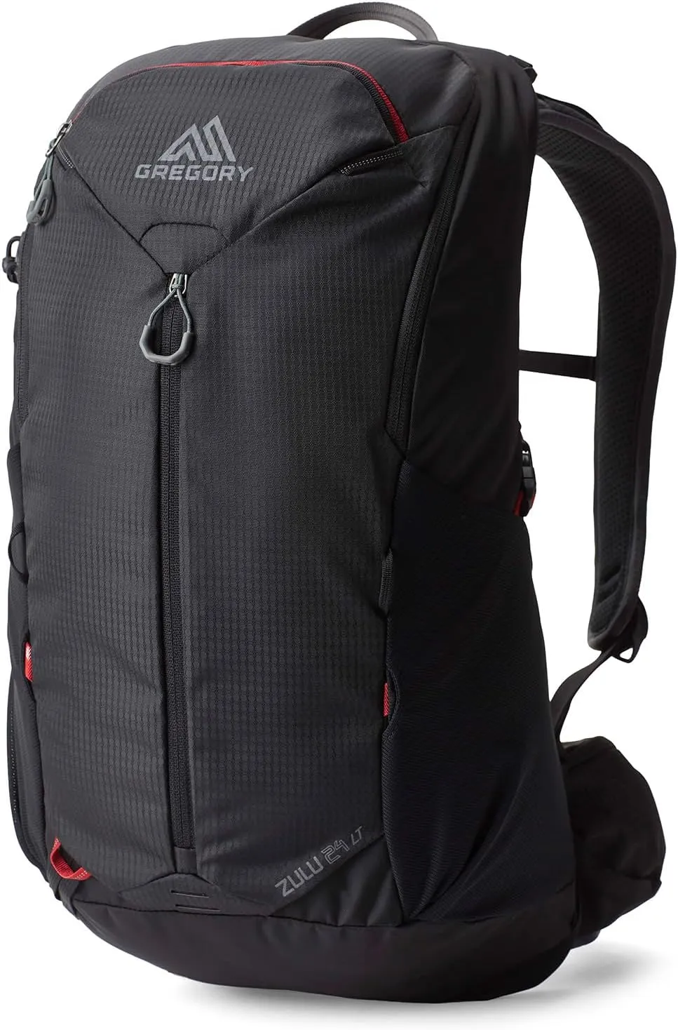 Gregory Zulu 24L Lt Unisex Hiking/Backpacking Pack, Freefloat Hipbelt, Internal Hydration Sleeve For Water Bladder, (Reservoir Not Included), One Size Fits All, Volcanic Black