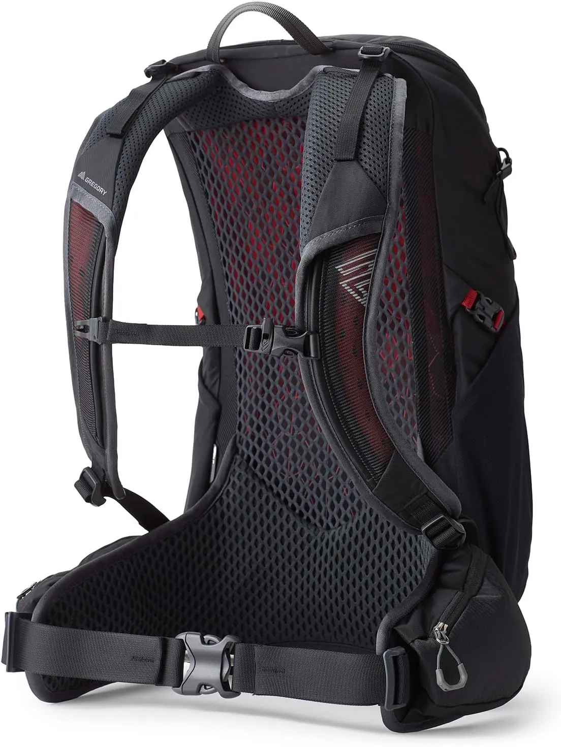 Gregory Zulu 24L Lt Unisex Hiking/Backpacking Pack, Freefloat Hipbelt, Internal Hydration Sleeve For Water Bladder, (Reservoir Not Included), One Size Fits All, Volcanic Black