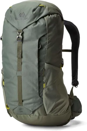 Gregory Zulu 28L Lt Unisex Hiking/Backpacking Pack, Freefloat Hipbelt, Internal Hydration Sleeve For Water Bladder, (Reservoir Not Included), One Size Fits All, Forage Green