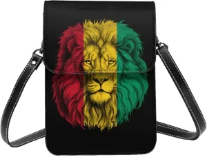 Guinea Guinean Lion Flag Small Crossbody Bag Is A Shoulder Bag Designed For Women And Girls Cell Phone Crossbody Wallet Purses With Card Slots Adjustable Strap