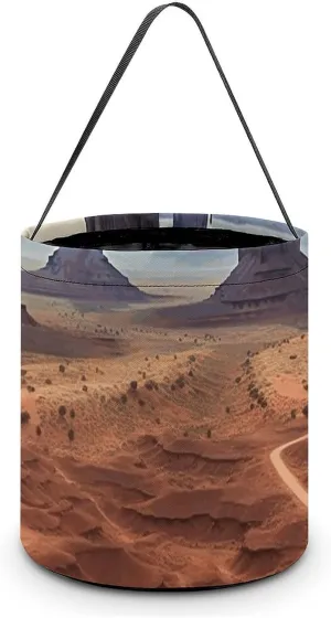 Halloween Tote Bags, Monument Valley Print Trick Or Treat Bags Halloween Candy Bags Halloween Party Bags