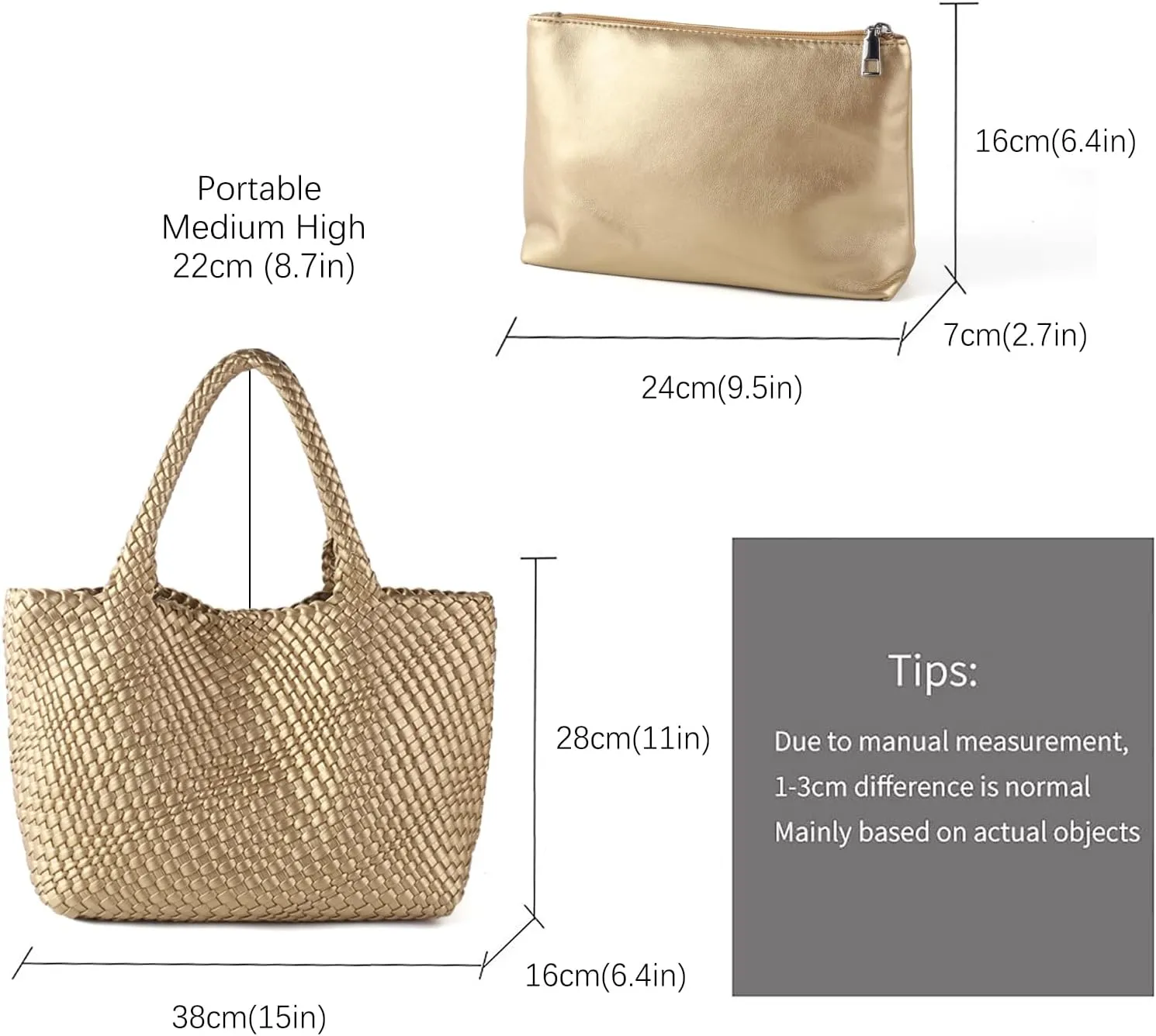 Handmade Woven Bag Satchel Handbag For Women Vegan Leather Tote Bag With Purses Travel Shoulder Bag Underarm Bag