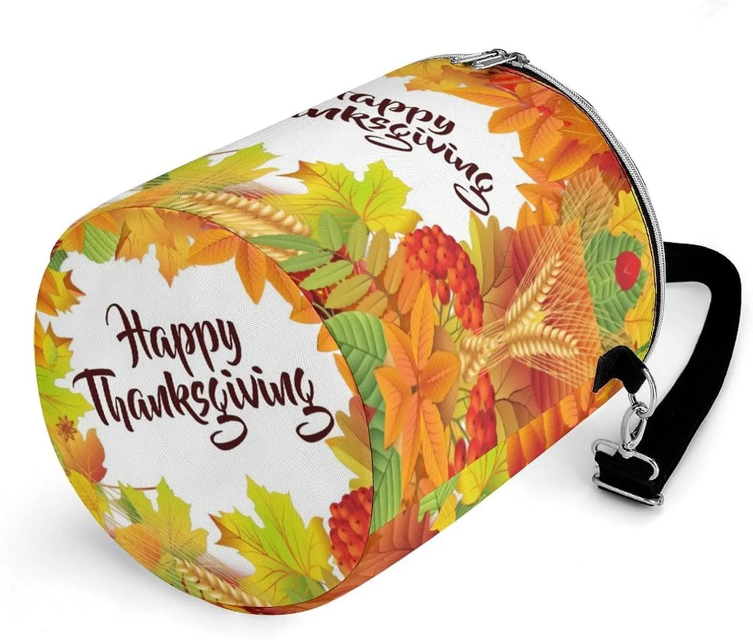 Happy Thanksgiving Foliage The Cylindrical Camping Ice Pack is Reusable Leak Proof Waterproof and Insulated