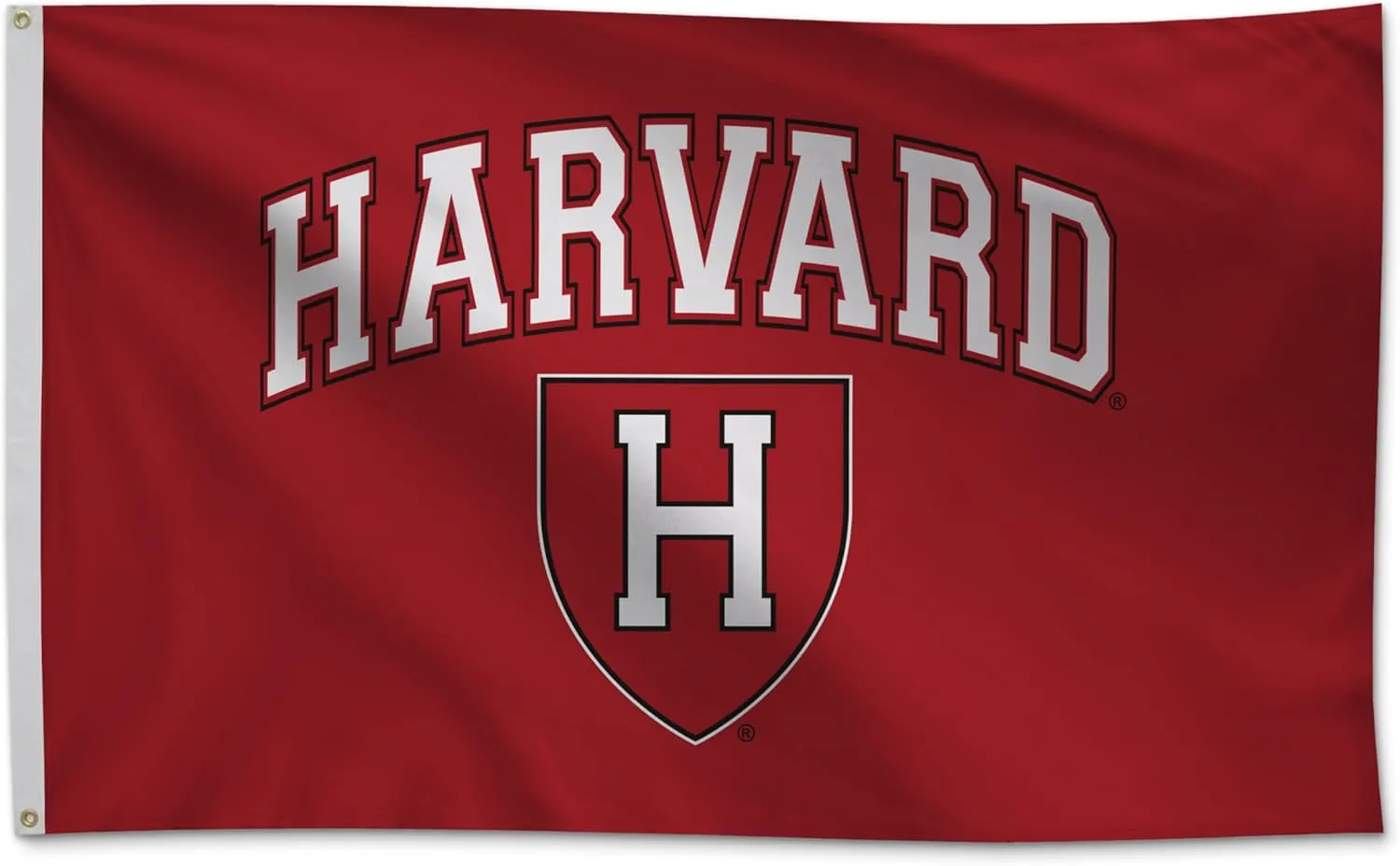 Harvard Crimson 3' x 5' College Sports Printed Flag - NCAA Licensed - Nylon - School Banner (Red, White)