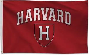 Harvard Crimson 3' x 5' College Sports Printed Flag - NCAA Licensed - Nylon - School Banner (Red, White)