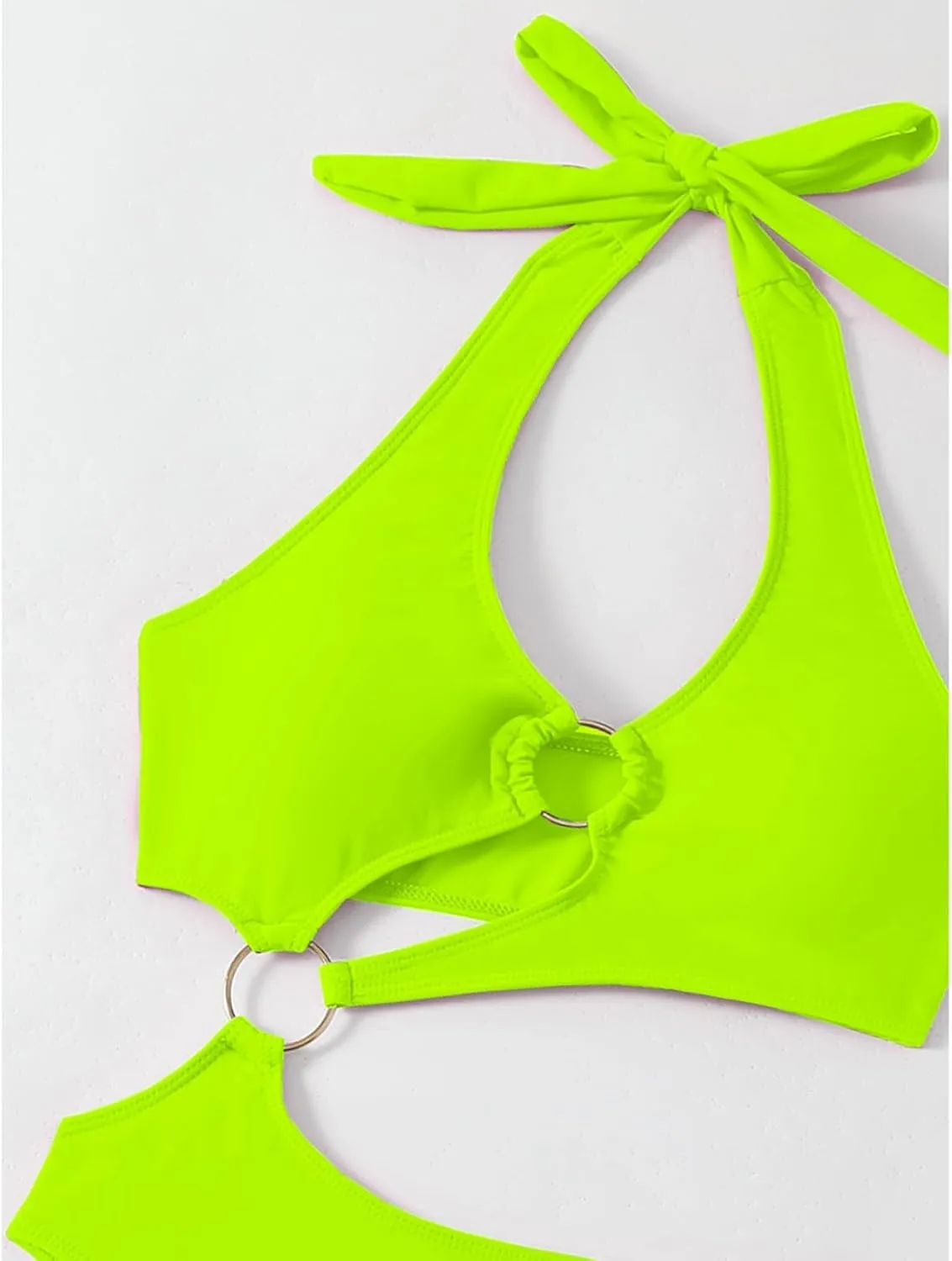 High Waist Nice Sleeveless Outfits Women Festival Birthday Sheath Comfortable Tankini Ladies Deep Neck Coloured