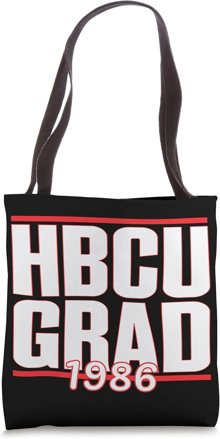 Historically Black College University Alumni 1986 Grad HBCU Tote Bag