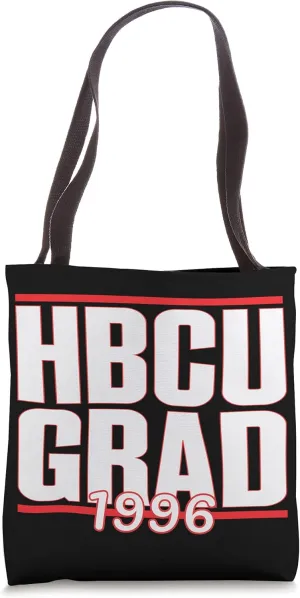 Historically Black College University Alumni 1996 Grad HBCU Tote Bag