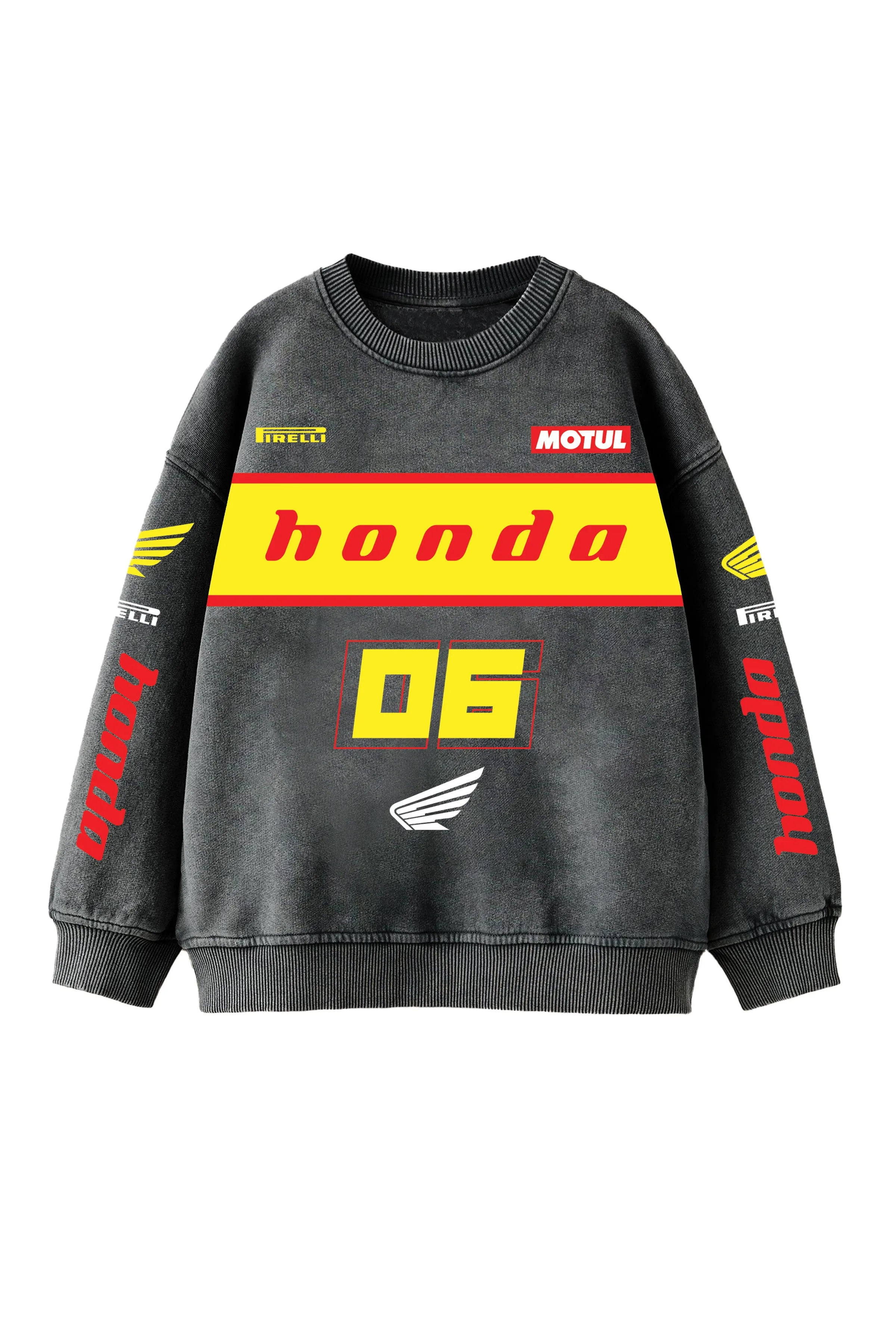 Honda Racing Designed Oversized Sweatshirt