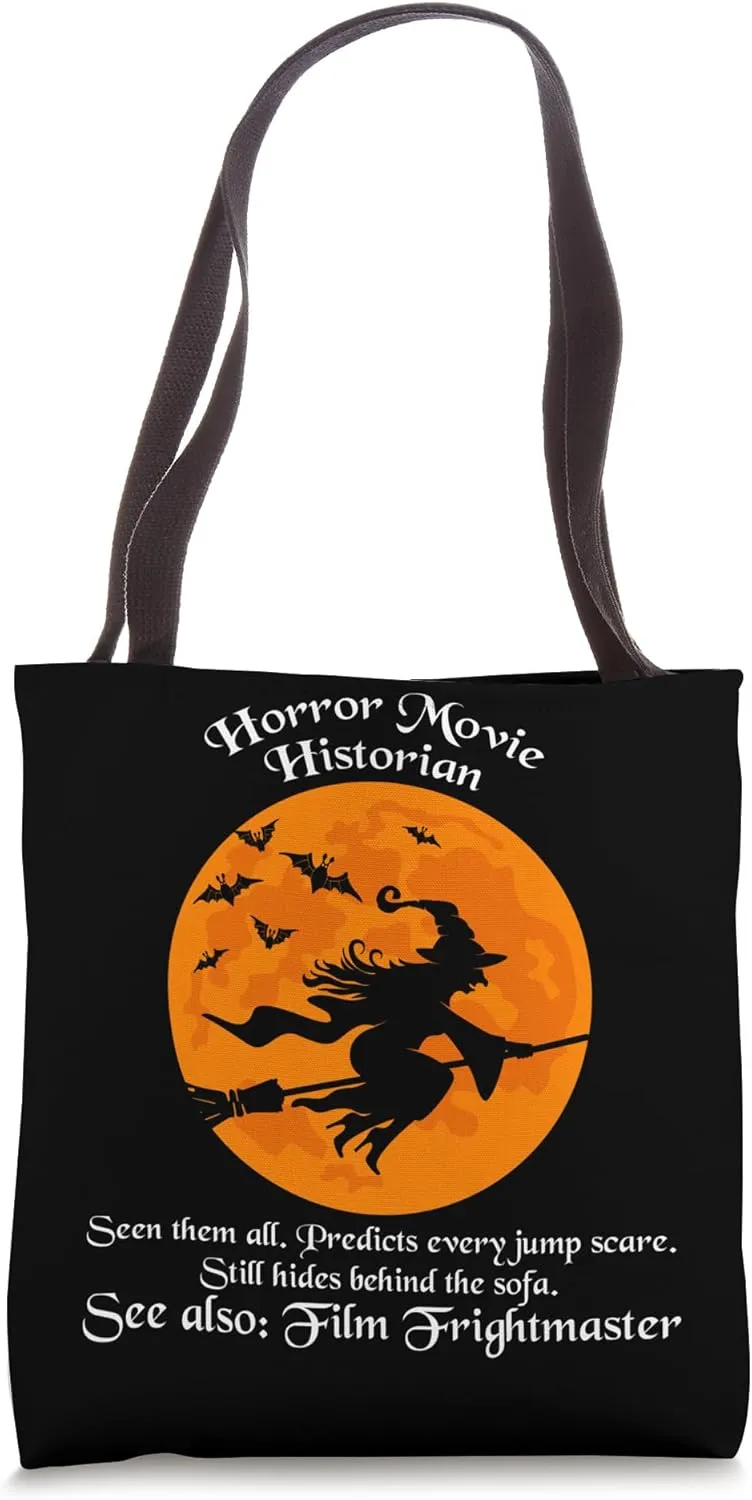 Horror Movie Historian, seen them all, predicts every jump Tote Bag