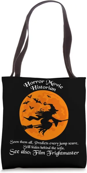 Horror Movie Historian, seen them all, predicts every jump Tote Bag