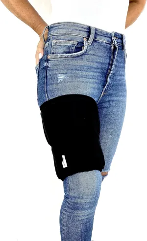 HurtSkurt Revolutionary Stretch-to-fit hot/Cold Pack- Black Extra Large