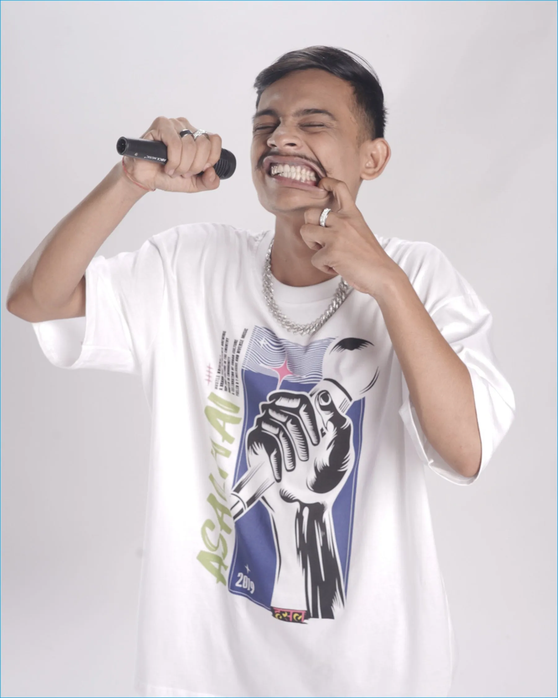 Hustle Asal Hai 100% Cotton Oversized Tshirt