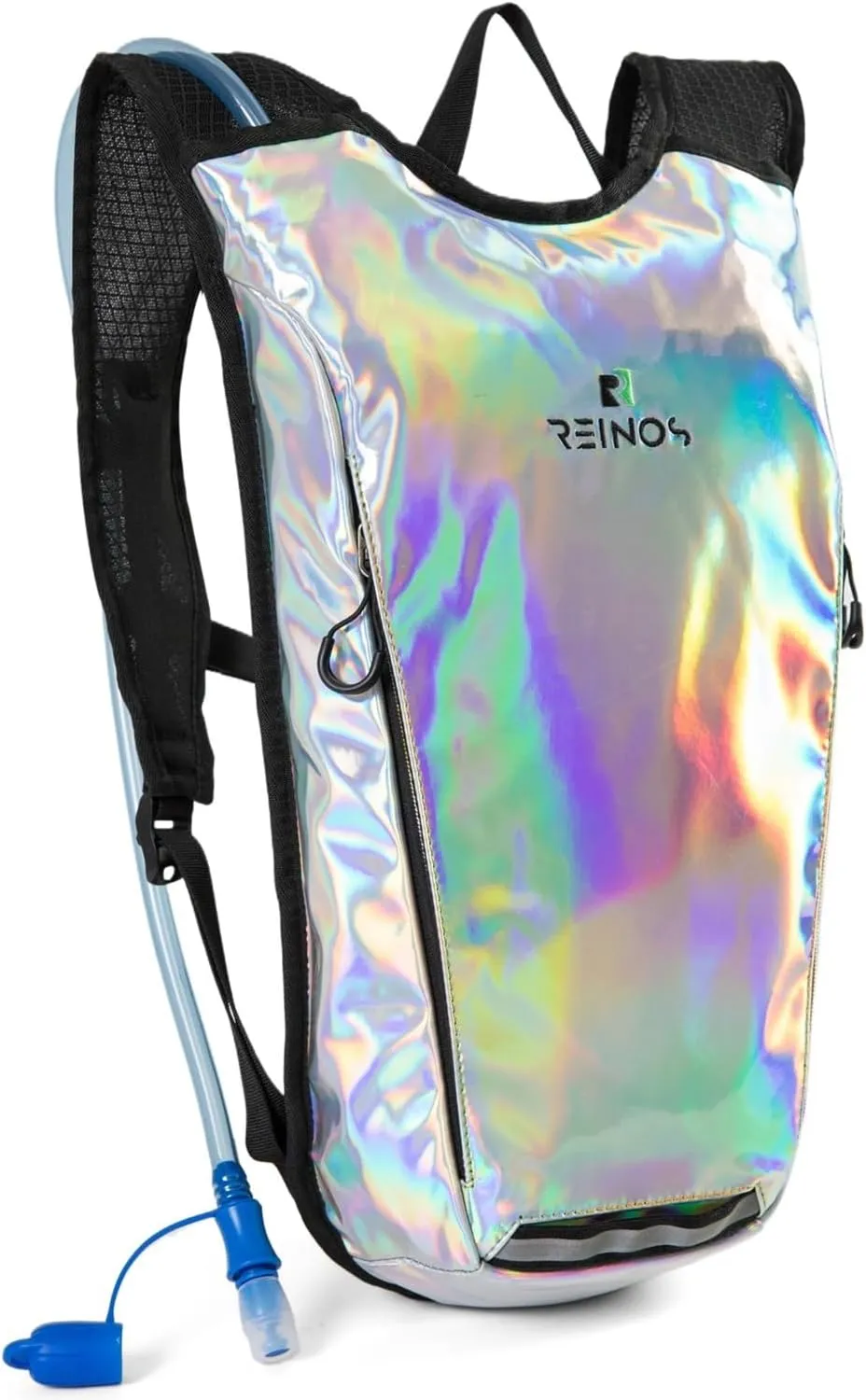 Hydration Backpack Pack with 2L Water Bladder Rave Essentials Lightweight Bag for Hiking, Running Vest, Music Festival for Men Women (Flash)
