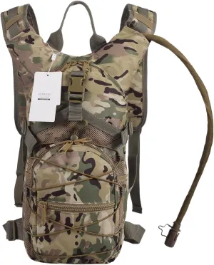 Hydration Backpack with 3L Water Bladder for Hiking and Climbing