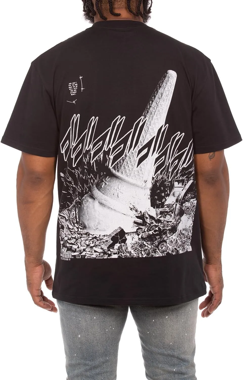 Icecream Billionaire Boys Club Clothing Men T-Shirt Explosion SS Knit Oversize