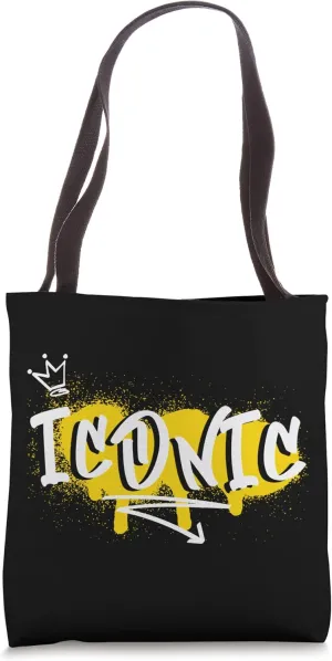 Iconic Graffiti Streetwear Urban Tote Bag