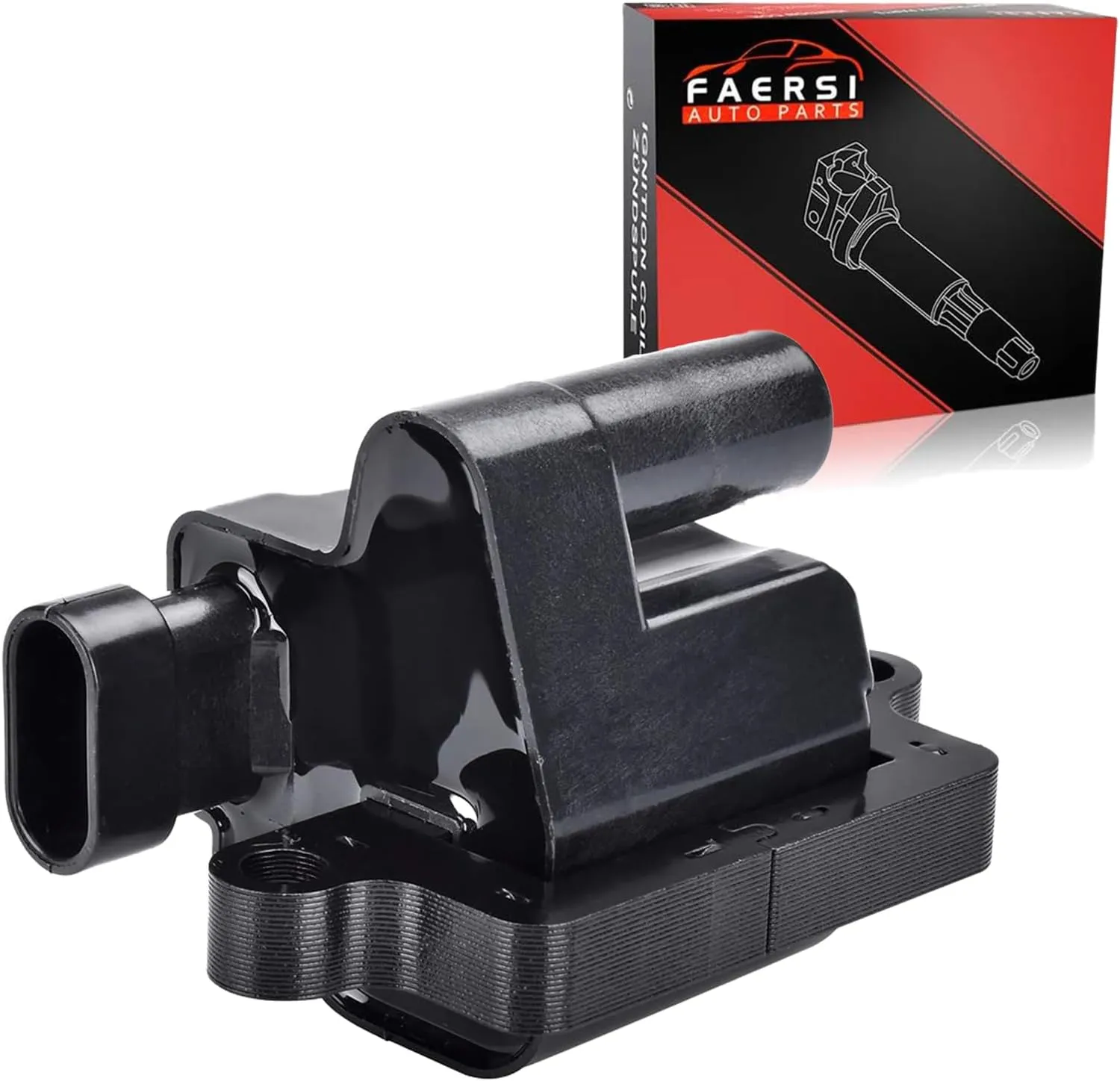 Ignition Coil Pack Compatible with Chevy Silverado, Avalanche, Suburban, GMC & Cadillac Vehicles, Scalade, Avalanche, Silverado, Express 3500, Tahoe, Sierra, Savana, Replace for UF271, 5C1083, D581