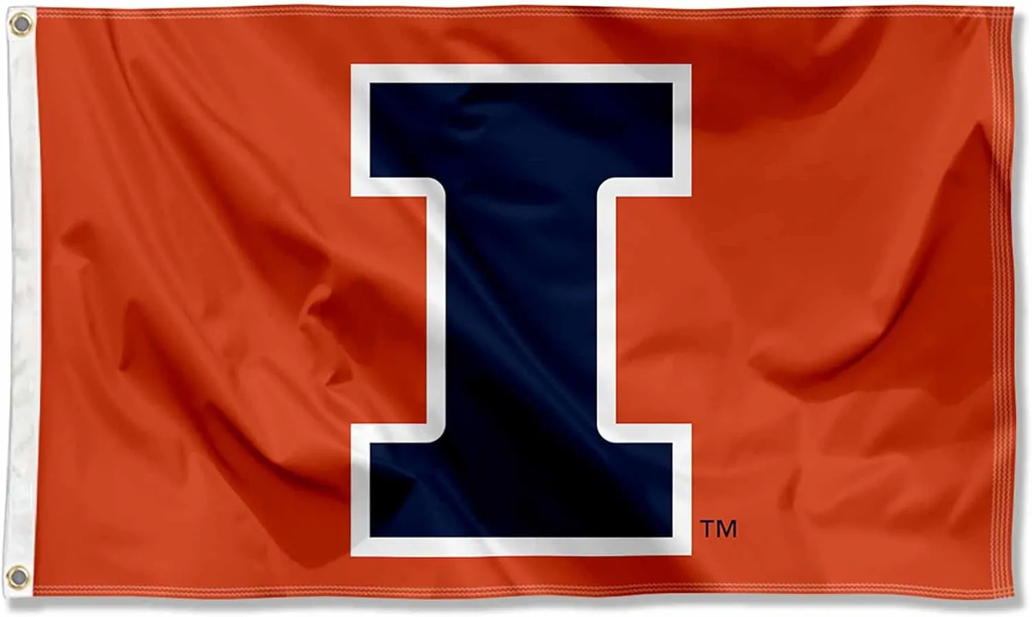 Illinois Fighting Illini Large New Logo 3x5 College Flag