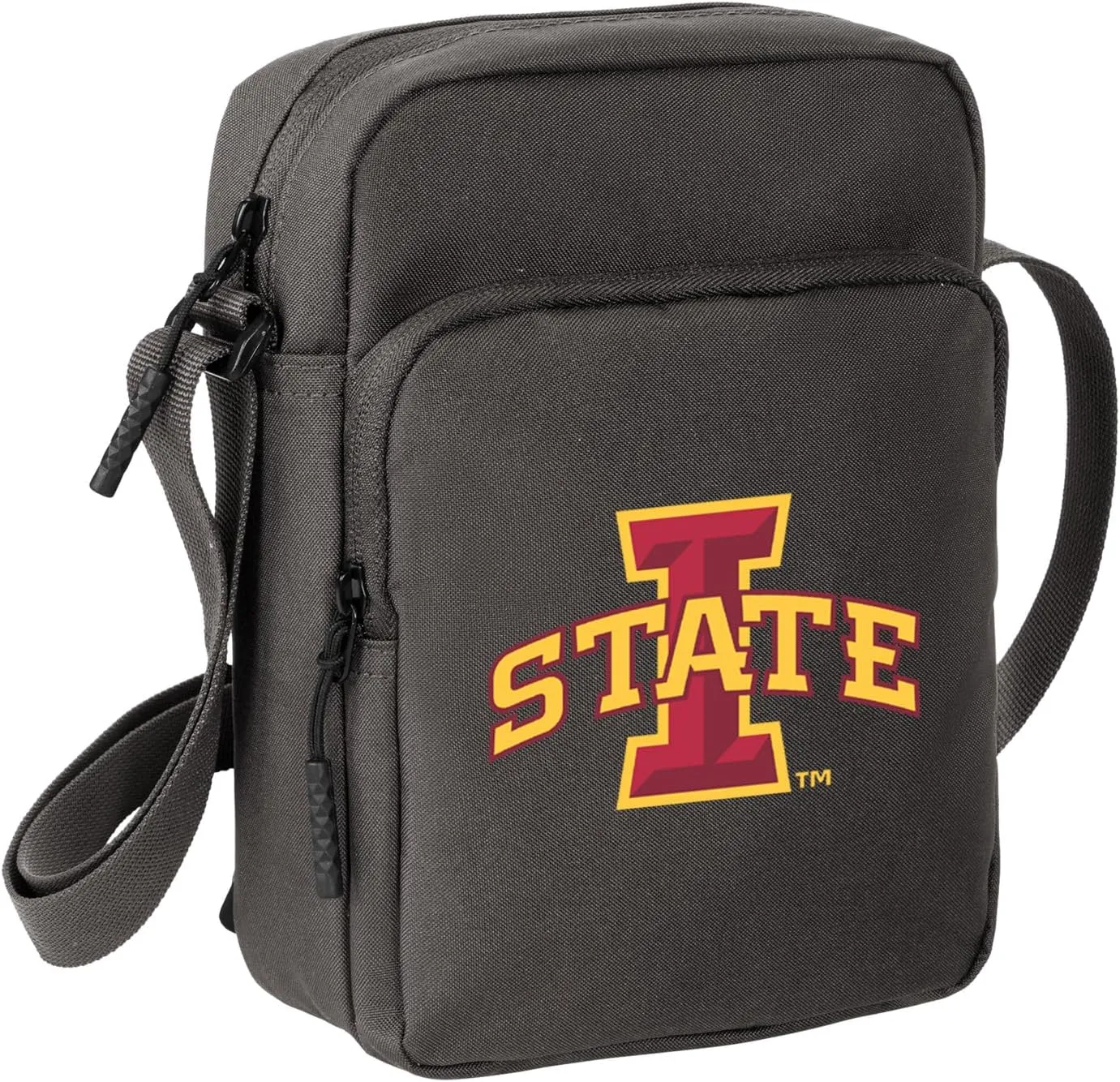Iowa State Travel Bag Iowa State University Crossbody Sling Pack for Sports Workout Running Small Unisex Waist Pack (Iowa State on Gray)
