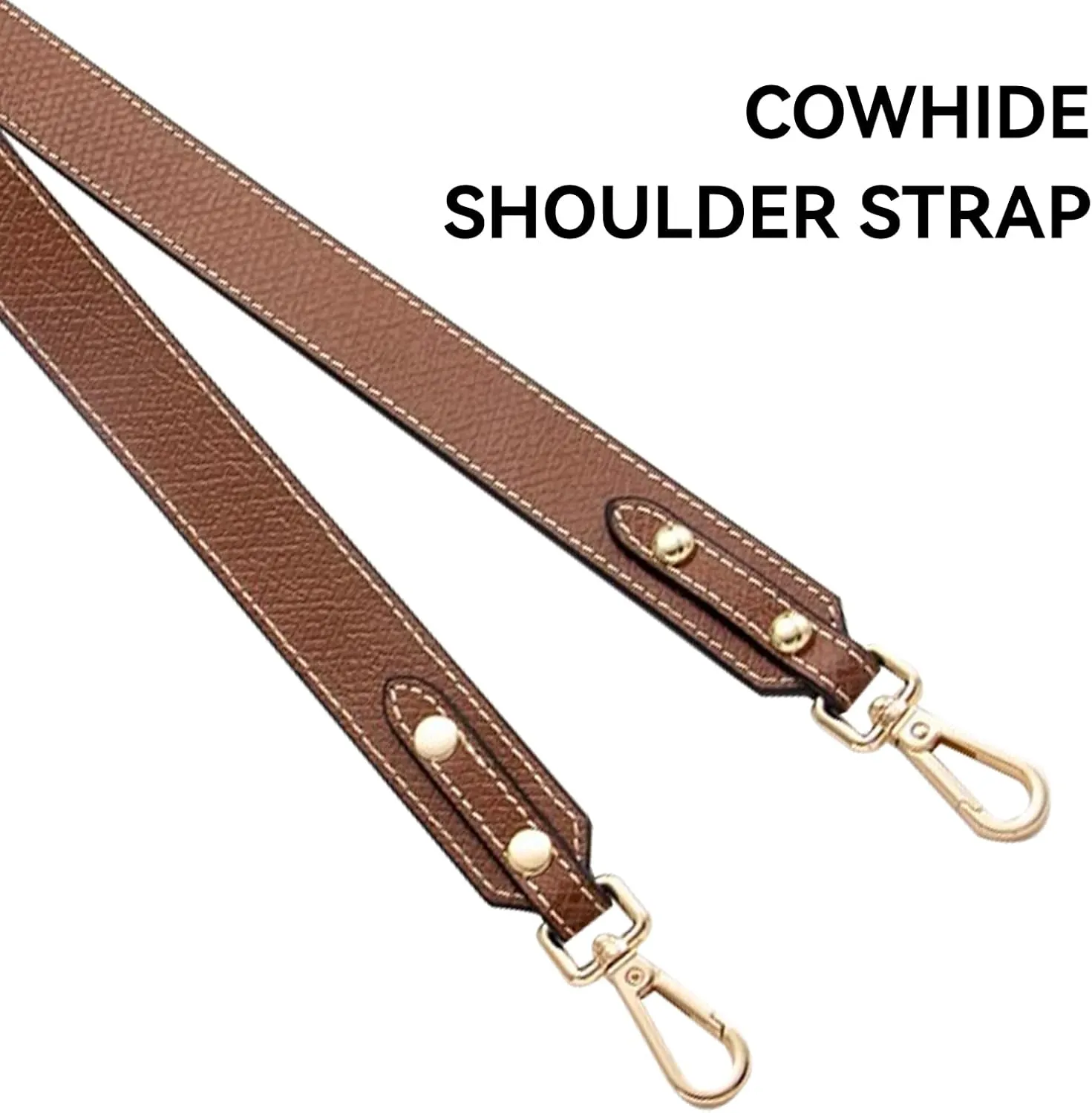 jiesinlov Cowhide Bags Straps Replacement Adjustable Crossbody Shoulder Strap for Longchamp Le Pliage Small