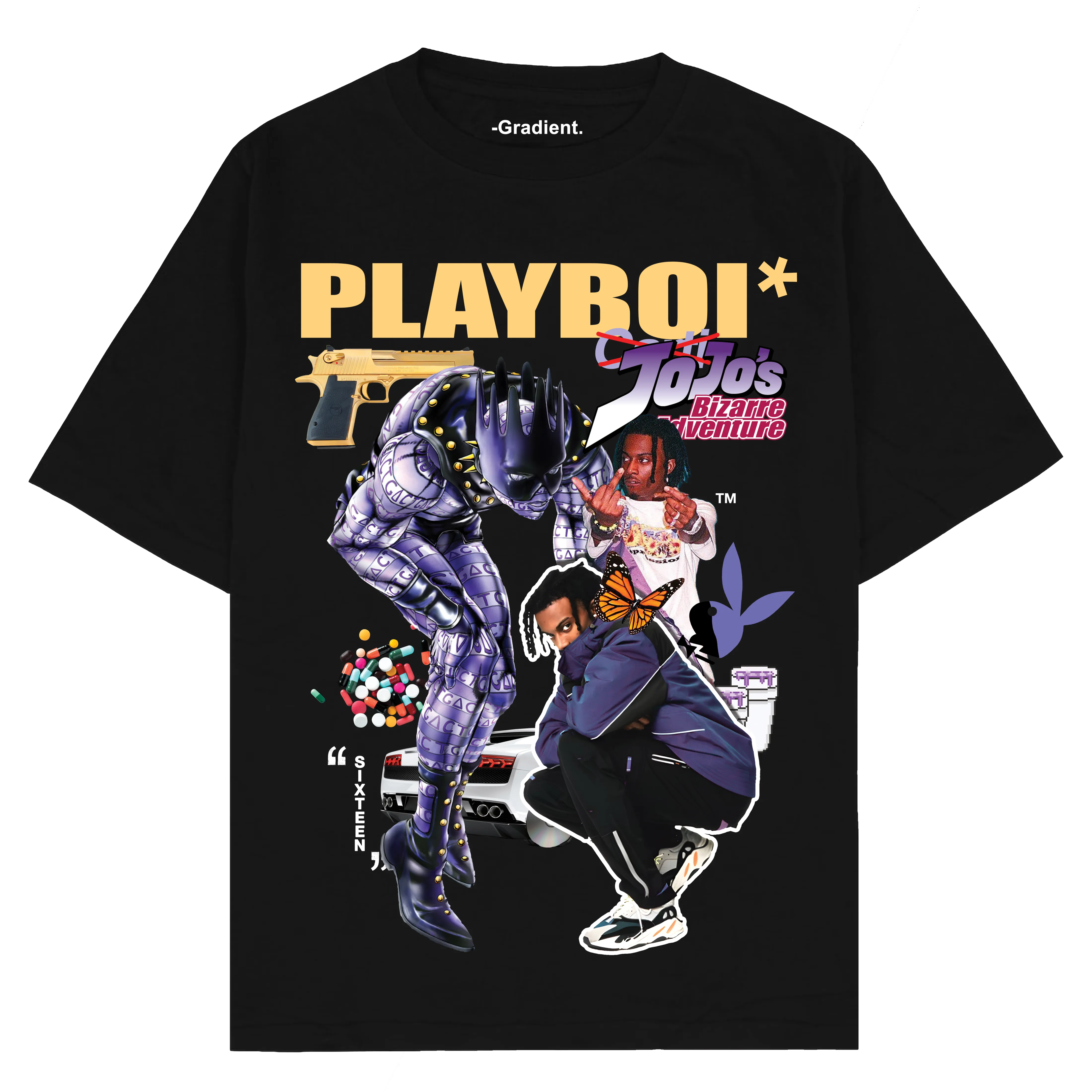 Jojo x Playboi Carti - Oversized Tshirt