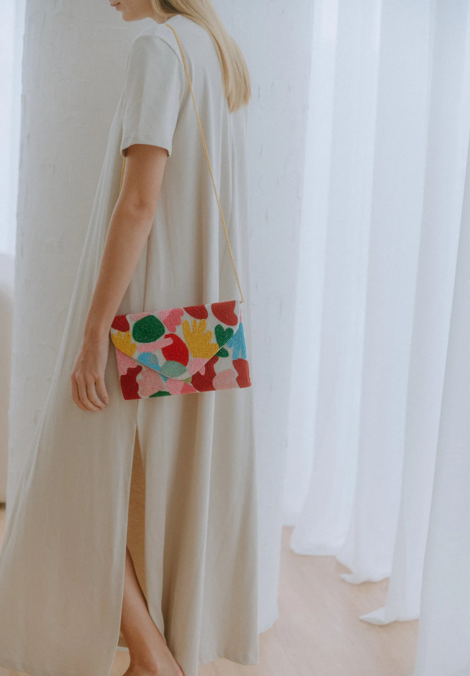Joy of Life Beaded Crossbody
