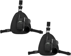 Joy Role 2Pack Radio Chest Harness Shoulder Radio Holster Chest Pack Adjustable Two-Way Radio Holster for Baofeng Motorola Retevis Walkie Talkies