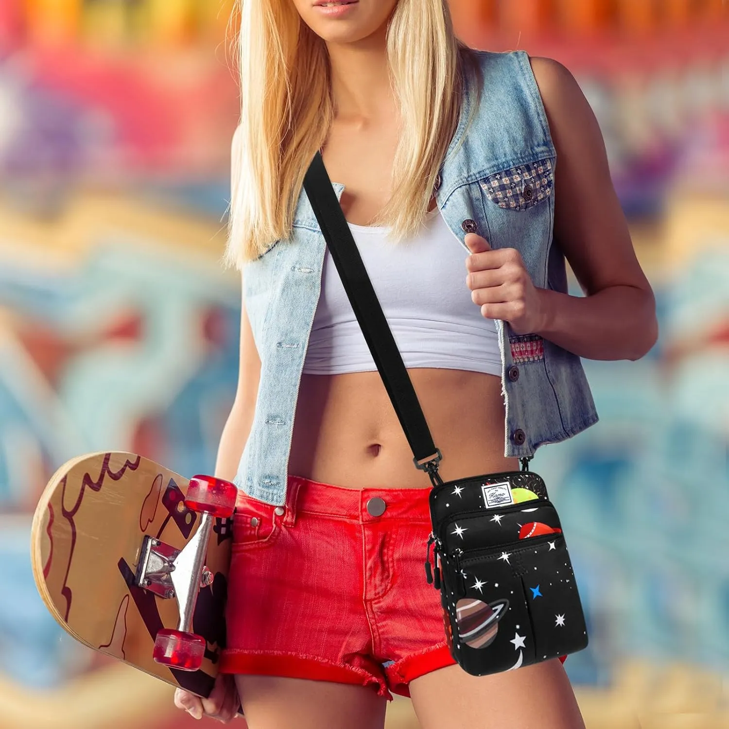 KAMO Multifunction Phone Waist Bag - Diagonal Cross Body Bag for Women & Men