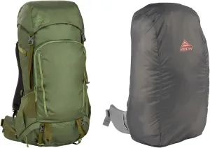Kelty Asher Day Hiking and Backpacking Pack   Pack Raincover Bundle