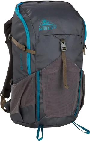 Kelty Asher Day Hiking Pack, 18-85 Liter Capacity, Hiking, Backpacking, Travel Pack, Internal Frame 2023 Model (35L Beluga)