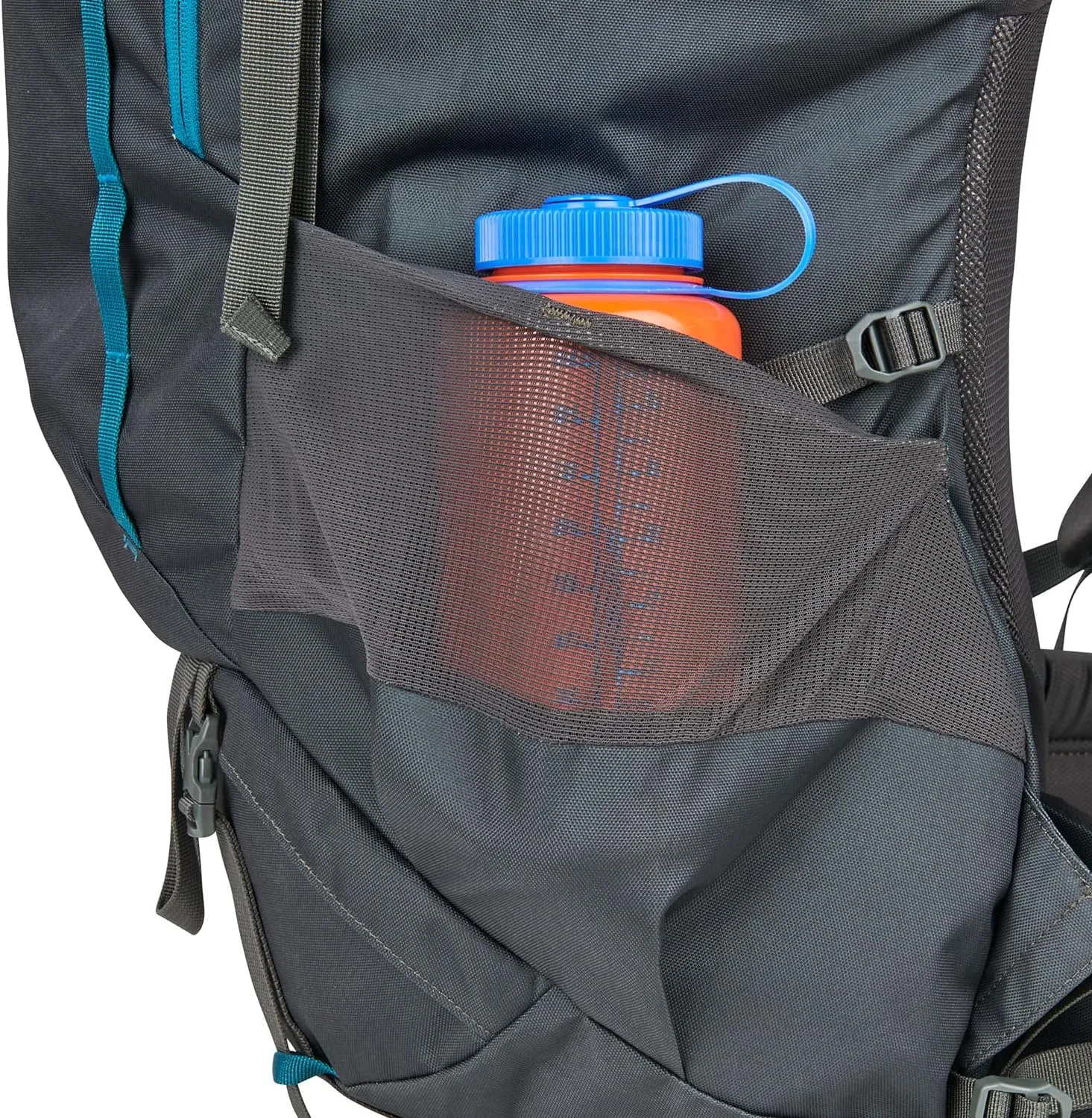 Kelty Asher Day Hiking Pack, 18-85 Liter Capacity, Hiking, Backpacking, Travel Pack, Internal Frame 2023 Model (65L Beluga)