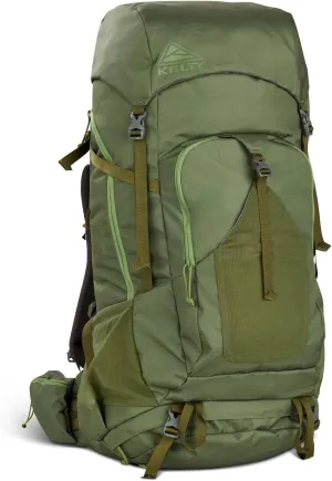 Kelty Asher Day Hiking Pack, 18-85 Liter Capacity, Hiking, Backpacking, Travel Pack, Internal Frame 2023 Model (85L Winter Moss)