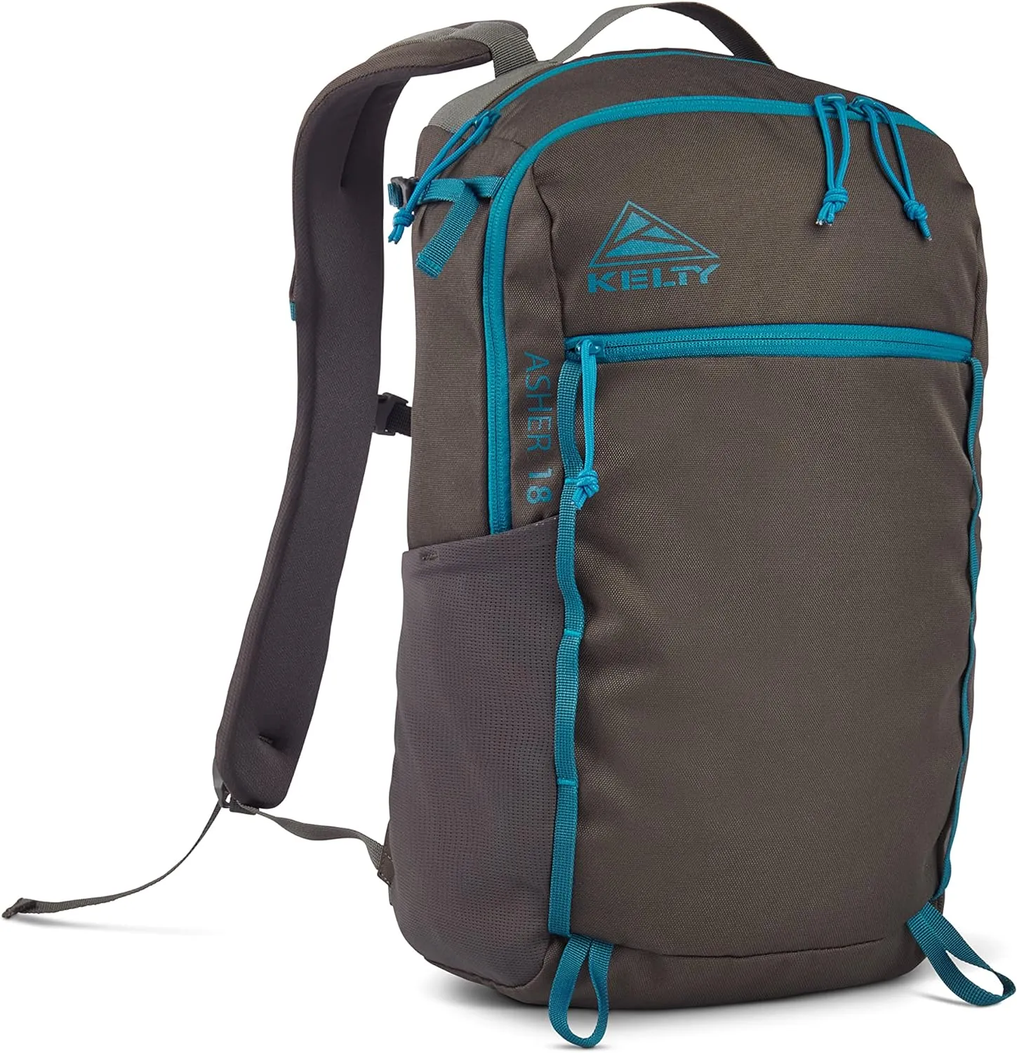 Kelty Asher Day Hiking Pack, 18-85 Liter Capacity, Men’s and Women’s Hiking, Backpacking, Travel Pack, Hydration Compatible, Internal Frame 2023 Model (18L Beluga)