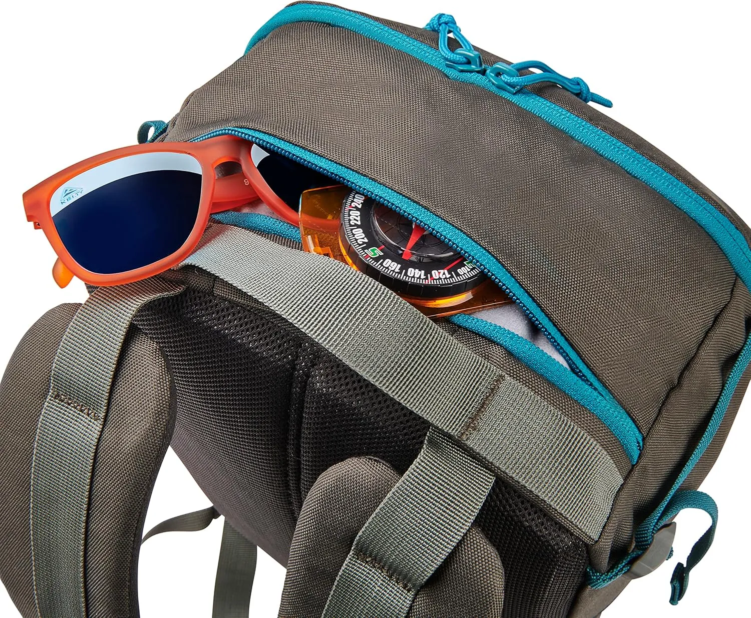 Kelty Asher Day Hiking Pack, 18-85 Liter Capacity, Men’s and Women’s Hiking, Backpacking, Travel Pack, Hydration Compatible, Internal Frame 2023 Model (18L Beluga)