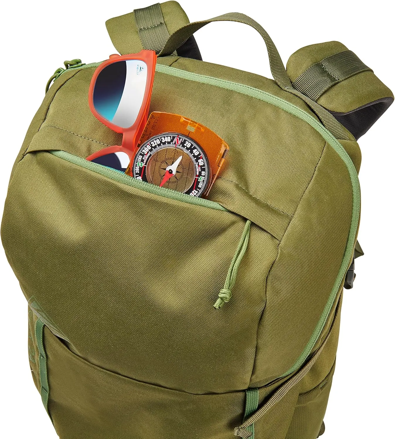 Kelty Asher Day Hiking Pack, 18-85 Liter Capacity, Men’s and Women’s Hiking, Backpacking, Travel Pack, Hydration Compatible, Internal Frame 2023 Model (18L Moss)