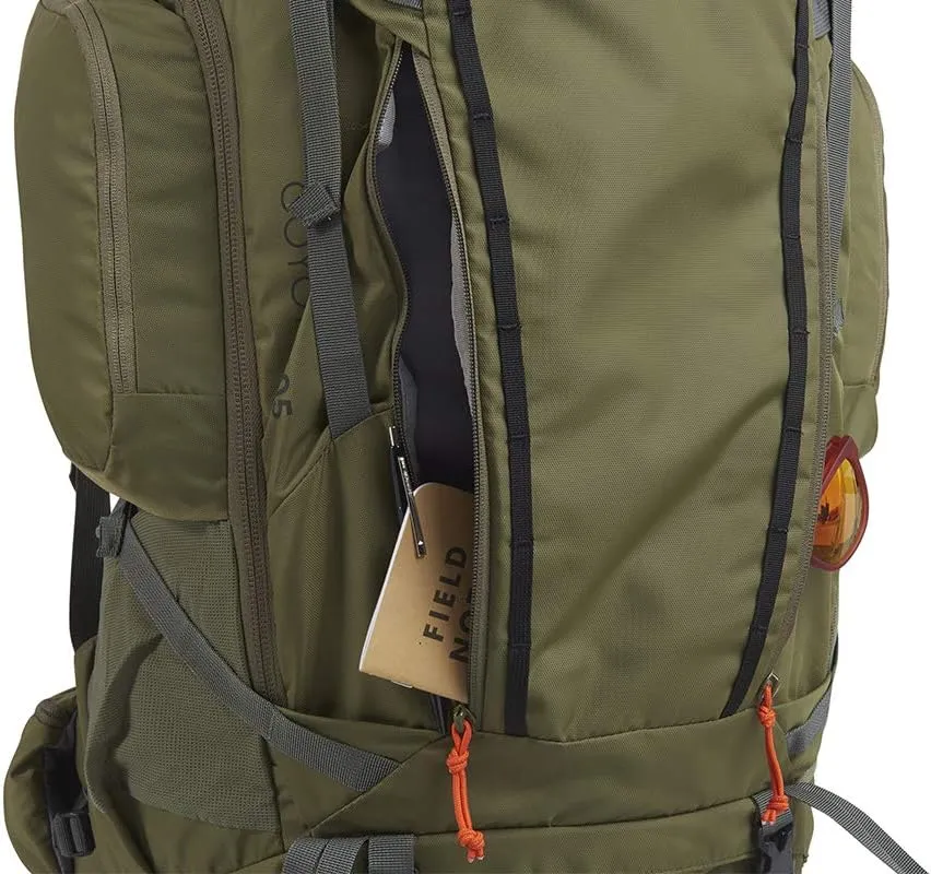 Kelty Coyote 60-105 Liter Internal Frame Backpack - Hiking, Backpacking, Travel, Hydration Compatible, Fully Adjustable (105L / Dark Olive)