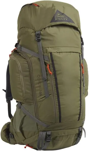 Kelty Coyote 60-105 Liter Internal Frame Backpack - Hiking, Backpacking, Travel, Hydration Compatible, Fully Adjustable (105L / Dark Olive)