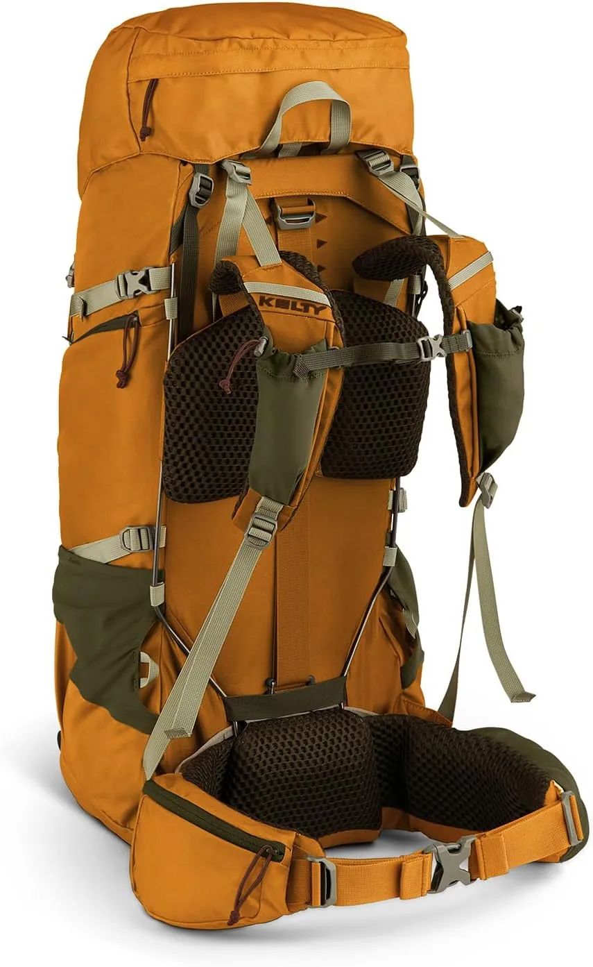 Kelty Glendale 65L – 105L Multiday Backpacking and Thru Hiking Pack, Fit Plus Customized Suspension, Shoulder Strap Pockets, Long Haul Hiking Backpack, 2024 (Cathay Spice, 65L)