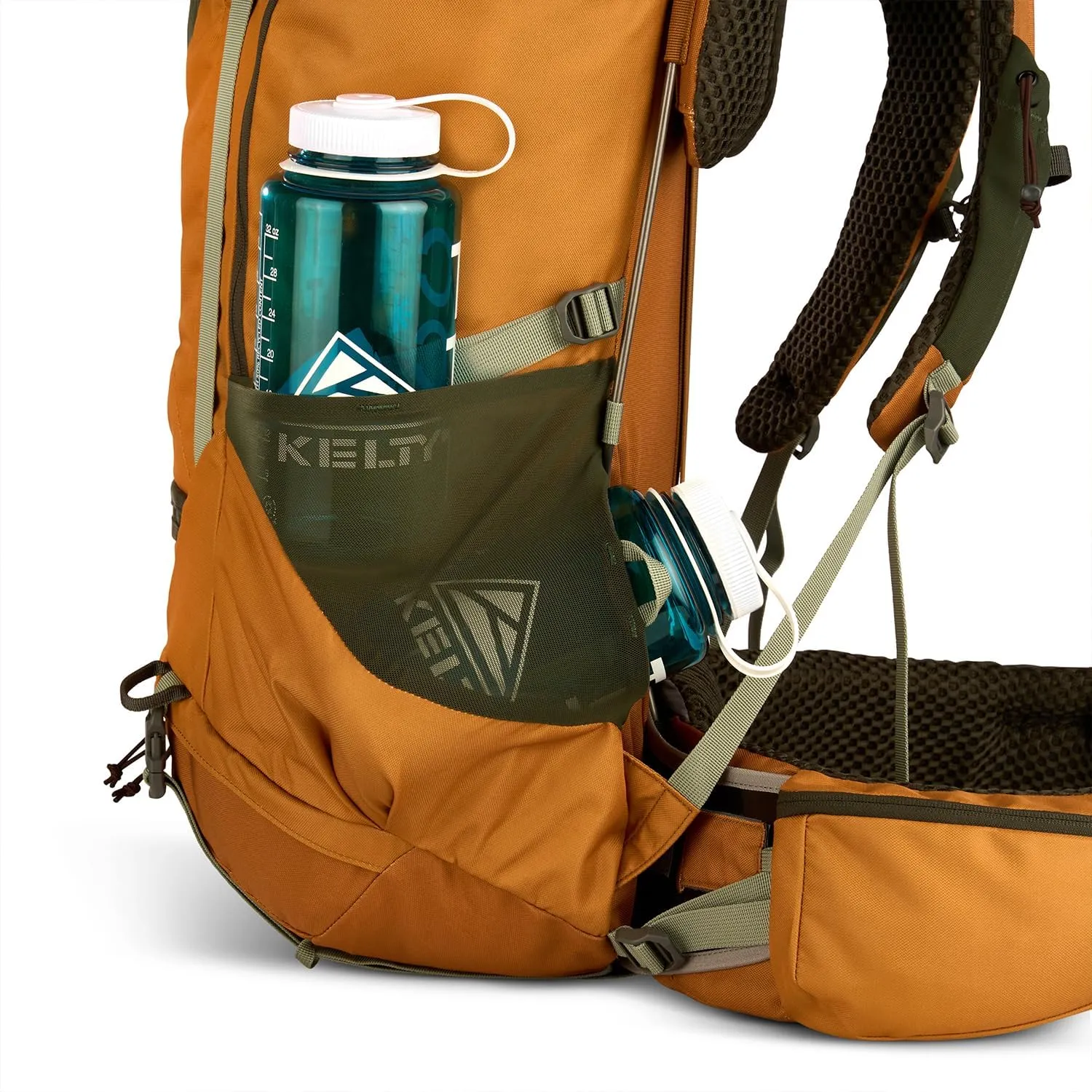 Kelty Glendale 65L – 105L Multiday Backpacking and Thru Hiking Pack, Fit Plus Customized Suspension, Shoulder Strap Pockets, Long Haul Hiking Backpack, 2024 (Cathay Spice, 65L)