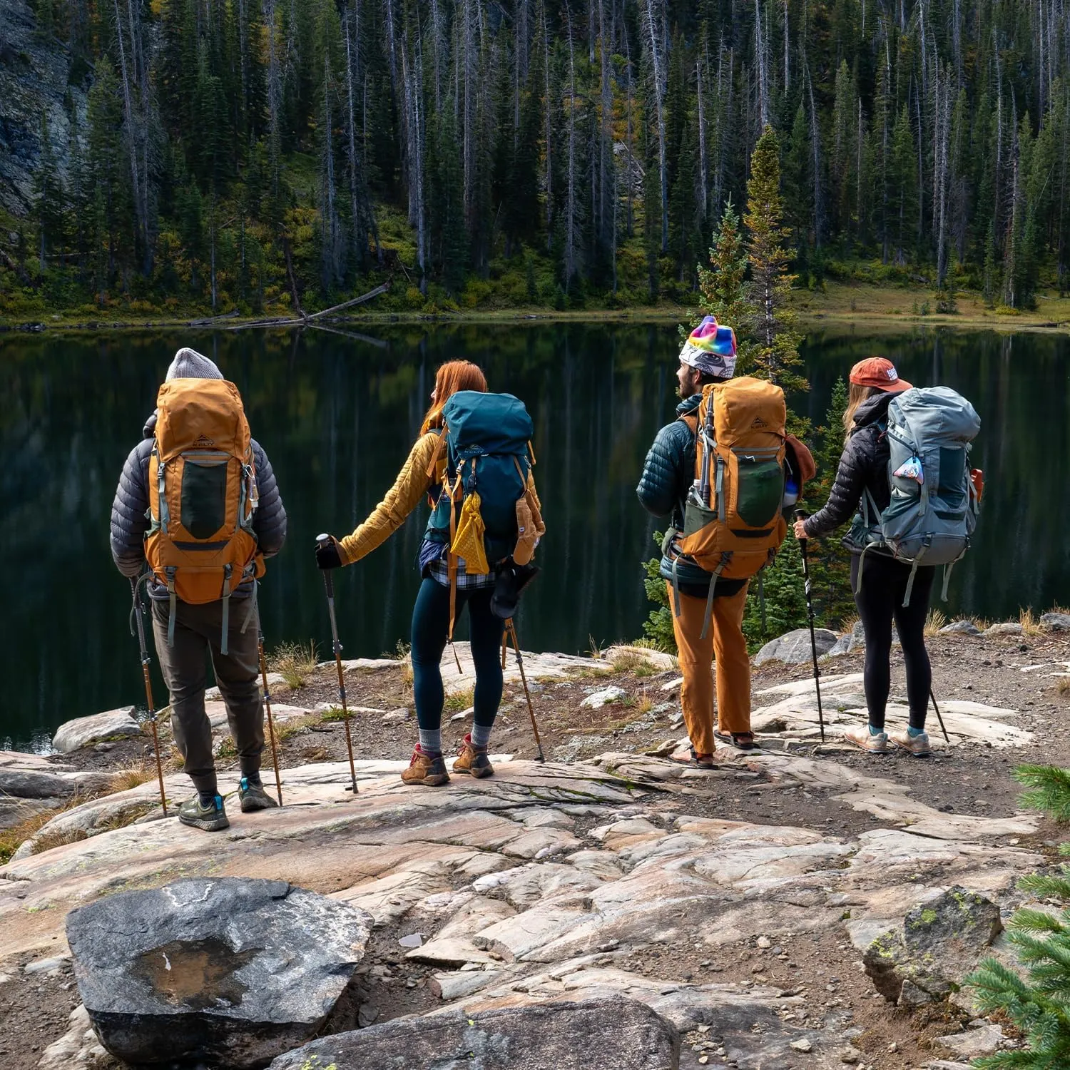 Kelty Glendale 65L – 105L Multiday Backpacking and Thru Hiking Pack, Fit Plus Customized Suspension, Shoulder Strap Pockets, Long Haul Hiking Backpack, 2024 (Cathay Spice, 65L)
