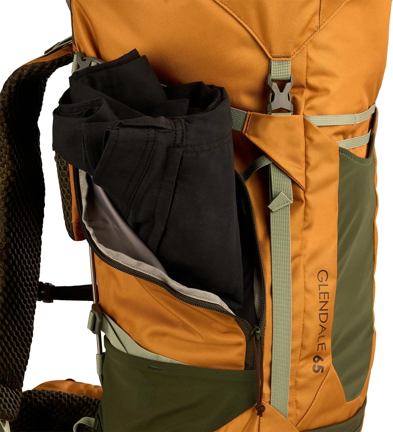 Kelty Glendale 65L – 105L Multiday Backpacking and Thru Hiking Pack, Fit Plus Customized Suspension, Shoulder Strap Pockets, Long Haul Hiking Backpack, 2024 (Cathay Spice, 65L)