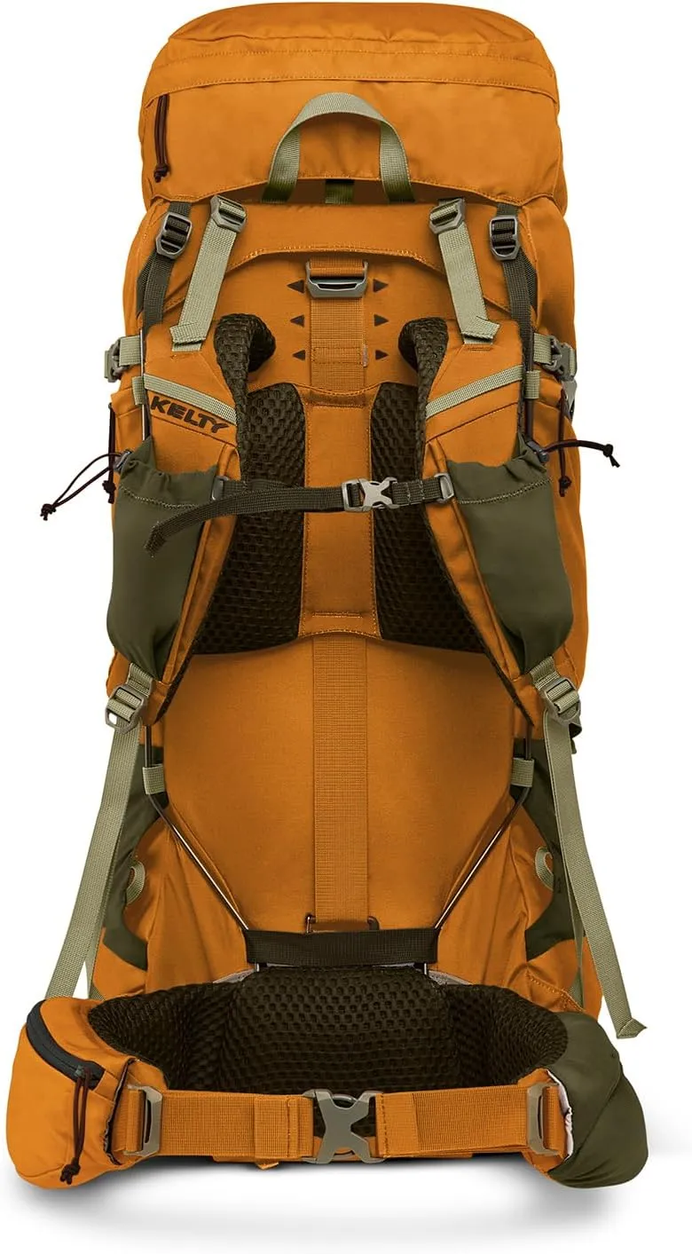 Kelty Glendale 65L – 105L Multiday Backpacking and Thru Hiking Pack, Fit Plus Customized Suspension, Shoulder Strap Pockets, Long Haul Hiking Backpack, 2024 (Cathay Spice, 65L)
